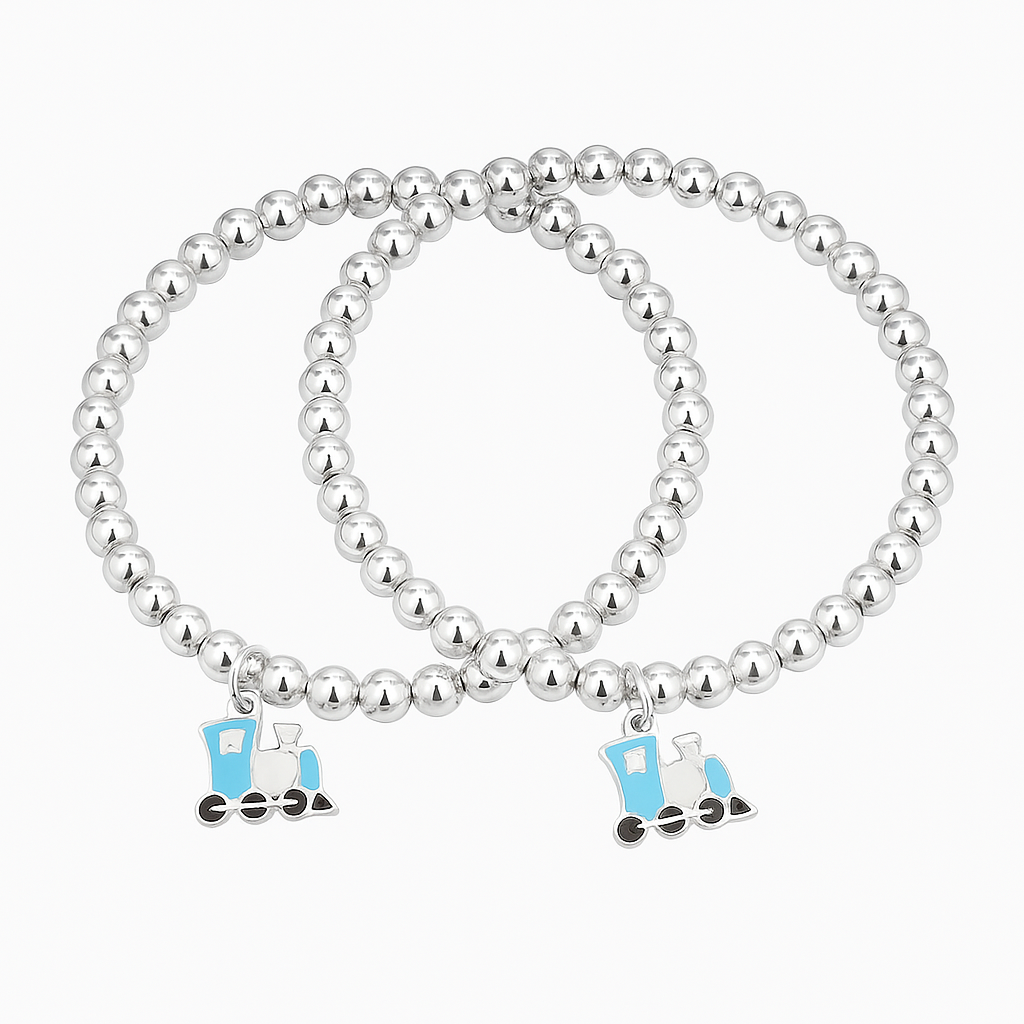 Blue Choo Choo Charm