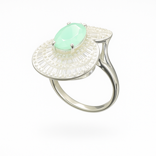 Soft Green Blooming Spark