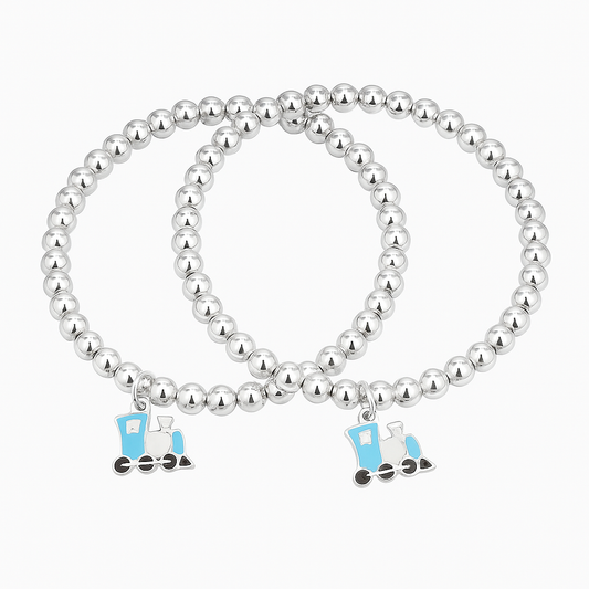 Blue Choo Choo Charm