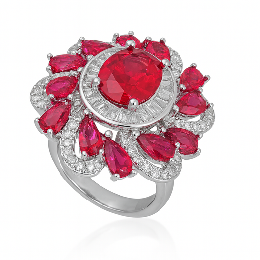 Crimson Floral